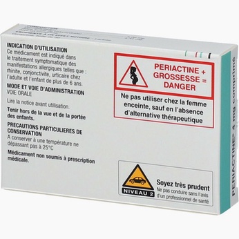 Periactin générique – achat en ligne pas cher
